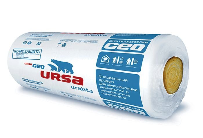 Утеплитель Ursa Terra Шумозащита (SF) 5000х610х75 мм, 4 шт. уп