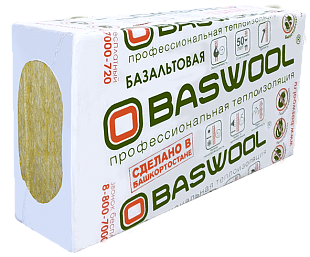Утеплитель BASWOOL Руф Н-120 1200х600х80 мм, 3 шт. уп