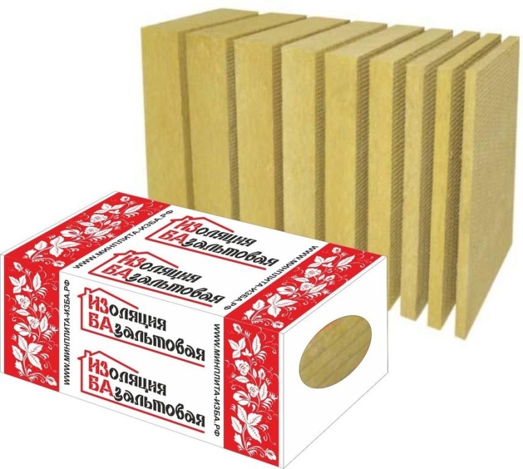 Утеплитель Изба 135 Фасад 1000х600х50 мм, 4 шт. уп