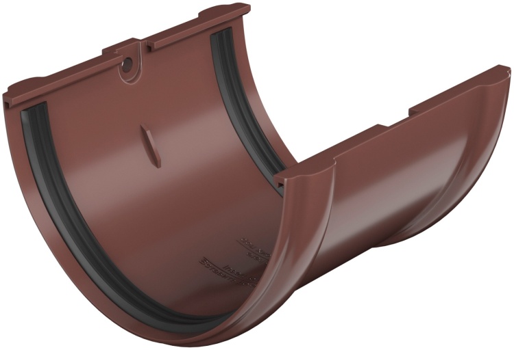 Соединитель желоба ТЕХНОНИКОЛЬ, коричневый