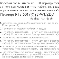 Коробка соединительная РТВ 601 1Б/1Б